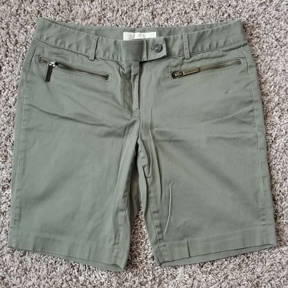 Michael Kors olive green shorts